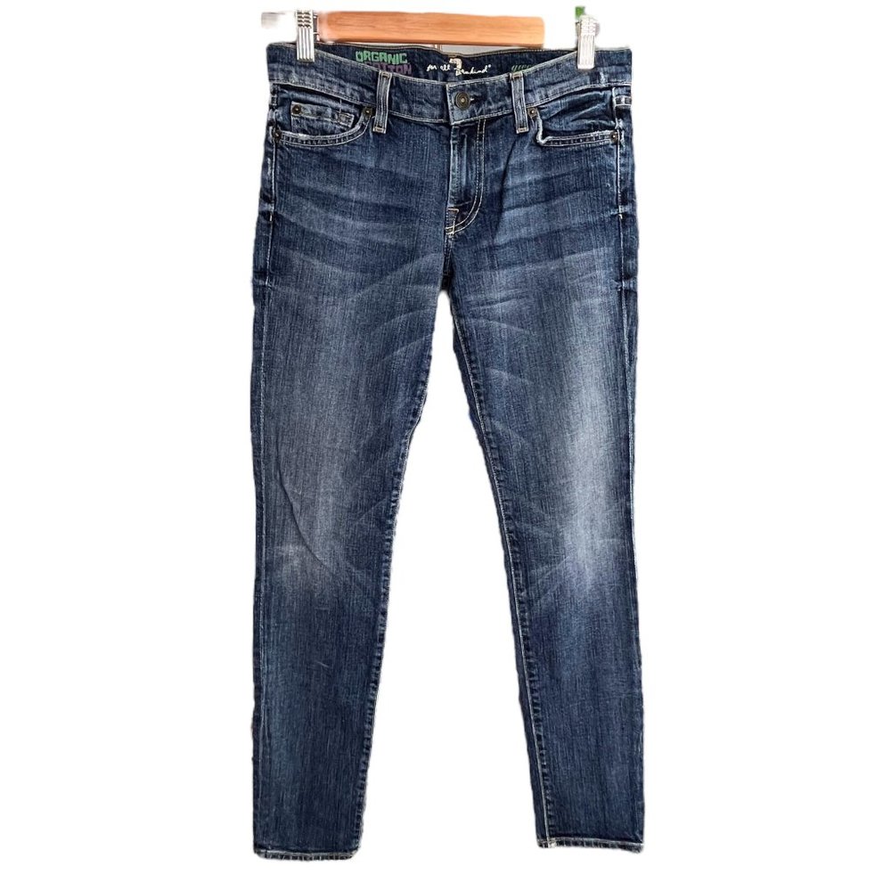 7 For All Mankind Gwenevere Jeans Size 28 Blue
